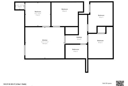 1912 R St SE 7 4 Bed 1 Bath - Floor 1